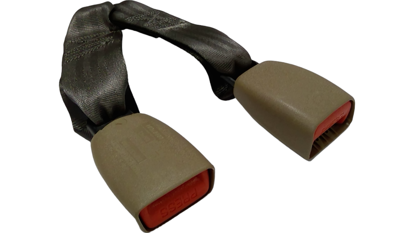 New 2001-2004 Fits Chrysler Sebring, Stratus Rear Seat Belts-Buckle End - Part # SP431T5AA