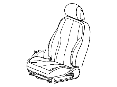 New 2006-2007 Fits Chrysler PT Cruiser Front Seat Cushion Cover - Part # 1CY521K2AA