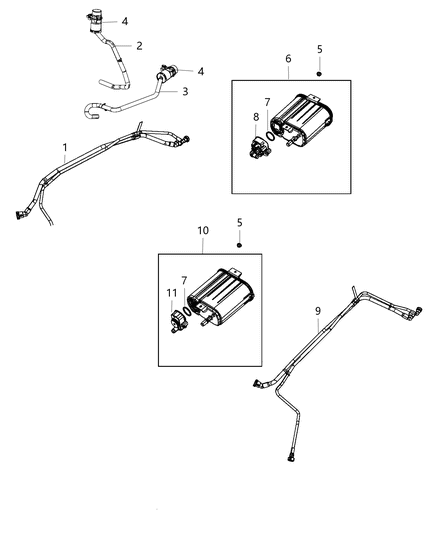 Hose And Filter Fuel Filler Vent