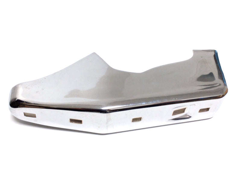New OEM 1976-1977 GMC, Chevrolet G1,G2,G3 Driver Front Left Bumper Metal Over Rider, Part # 365407