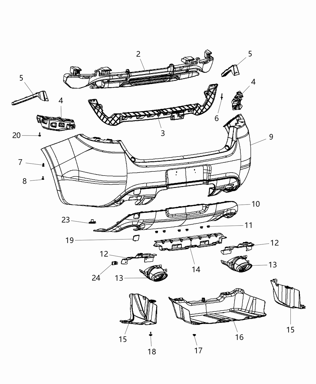 Bracket Exhaust Tip