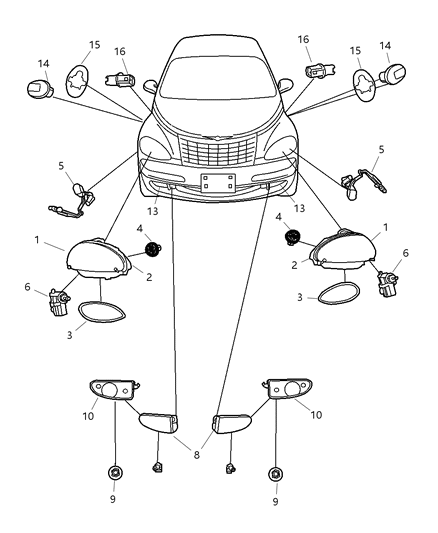 Adapter Fog Lamp