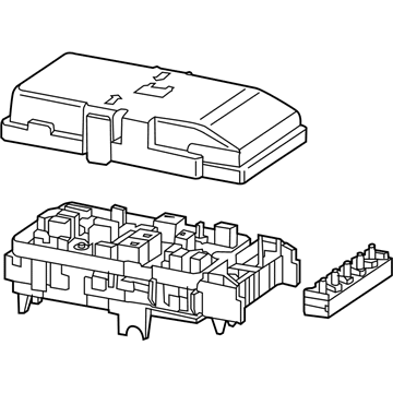 Power Distribution Center Intelligent Power Complete Assembly Comes With Cover, Fuses And Relays