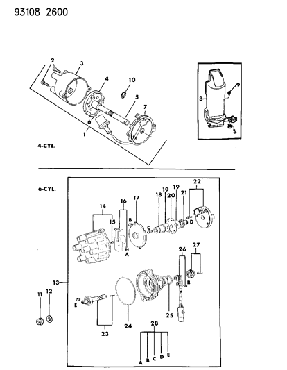 Chrysler - Unit Set - Part # MD611715