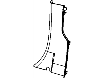 New 2010-2012 Fits Chrysler 3500, 4500, 5500 Panel-C Pillar - Part # 1ED24XDVAA