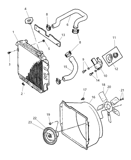 New 1984-2000 Fits Chrysler Grand Cherokee Nut & Wa-Hexagon - Part # 154591