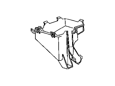 New OEM Genuine Plymouth, Lower Fuse Box Cover - Part # 4794076AB