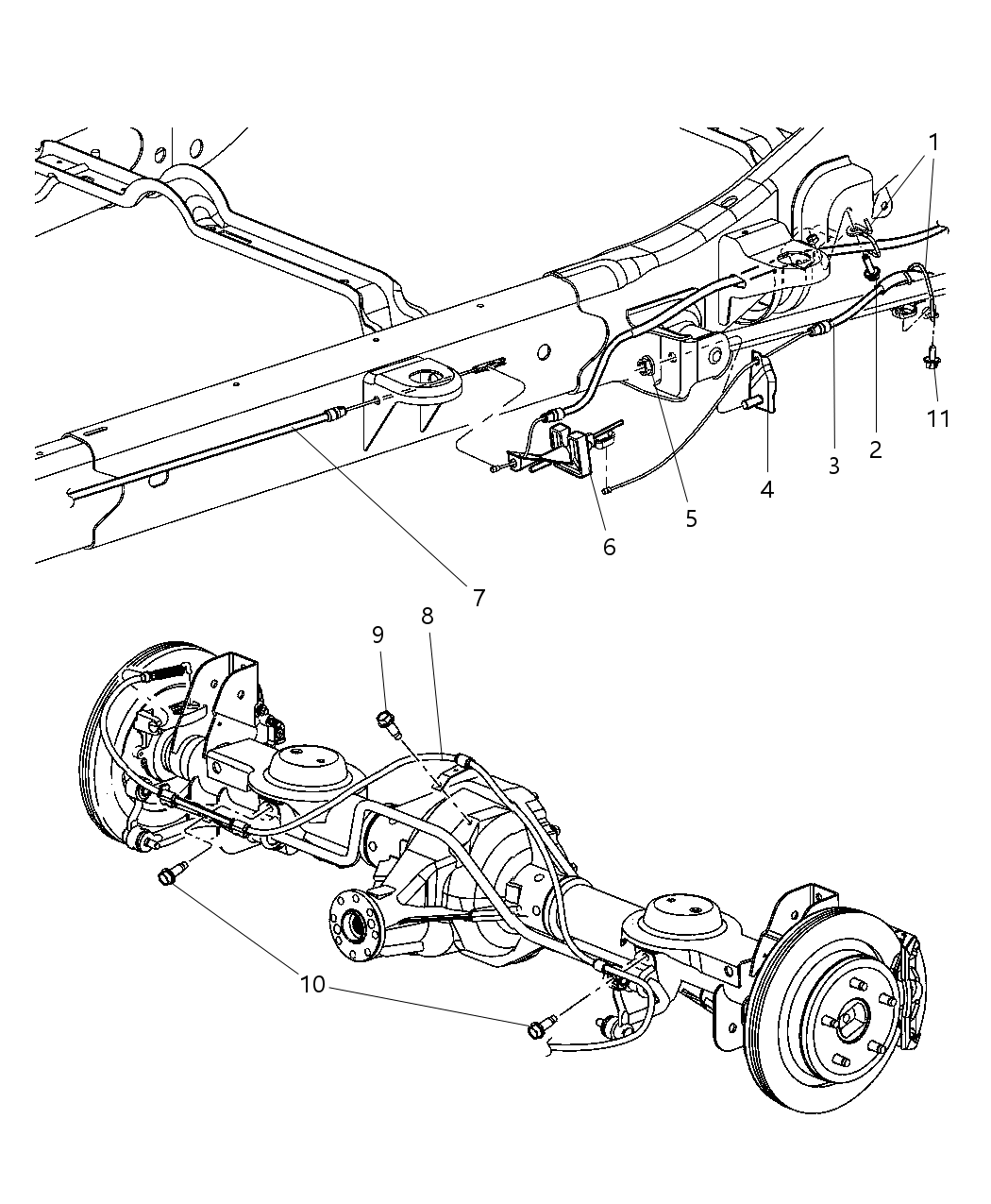 Cable Parking Brake