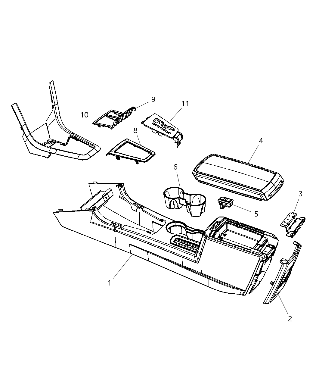 Armrest Console