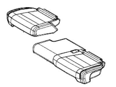 New 2018-2021 Fits Chrysler Grand Cherokee Cover-Rear Seat Cushion - Part # 6RL66DX9AC