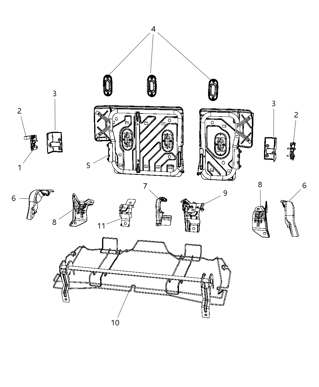 Recliner Seat Back