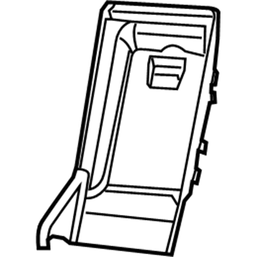 Housing Assembly Rear Seat Ski Pass Through
