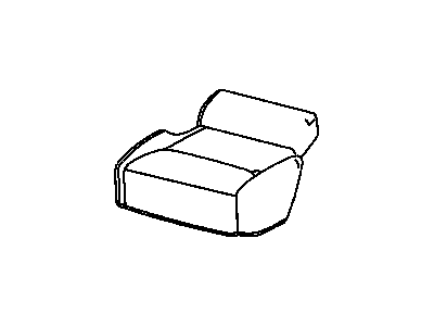 New 2010 Fits Chrysler Commander Rear Seat Cushion - Part # 1PW97ZJ3AA