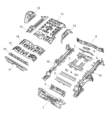 New 2015-2020 Fits Chrysler ProMaster City Panel-Rear Closure - Part # 68259246AA