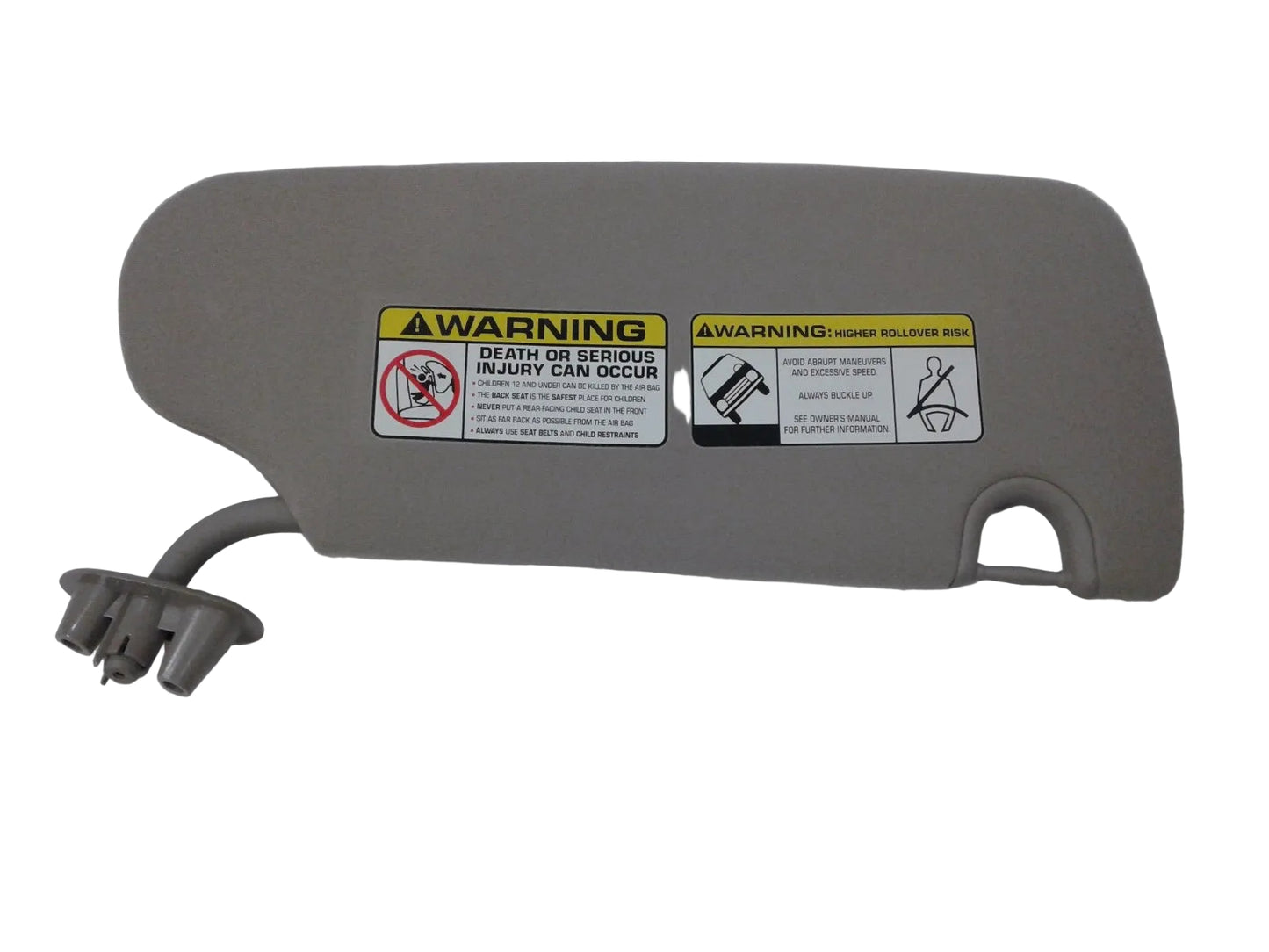New 1998-2003 Fits Durango LH Gray Cloth Sun Visor, Part # 5GP15TL2AF