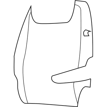 New 2008-2010 Fits Chrysler Grand Caravan, Town & Country Rear Seat Back Cover - Part # 1HV271T1AA