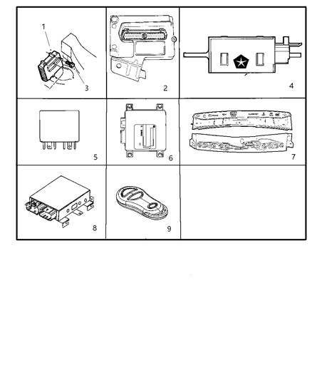 New 1998-2000 Fits Chrysler Grand Caravan, Town & Country Flasher - Part # 4686795