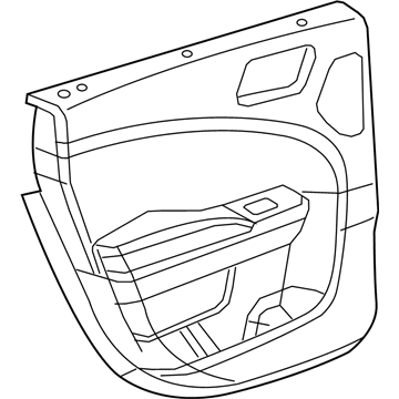 Panel Rear Door Trim