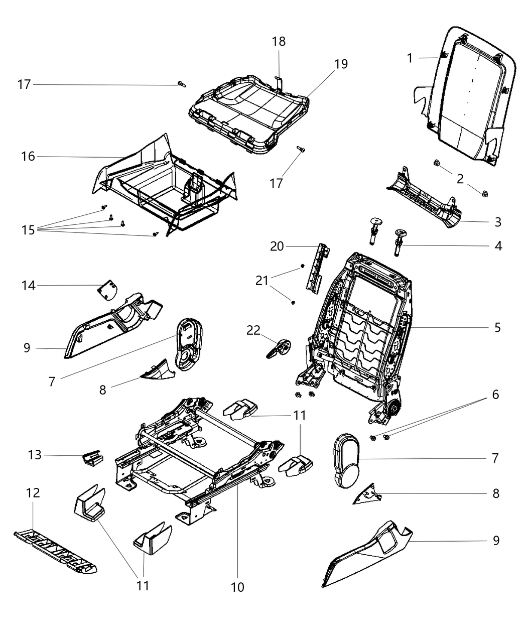 Cover Storage Bin