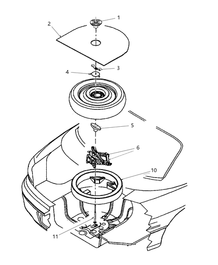 Spacer Spare Tire