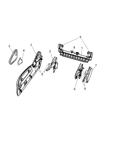 Shield Seat Inboard Inner Shield
