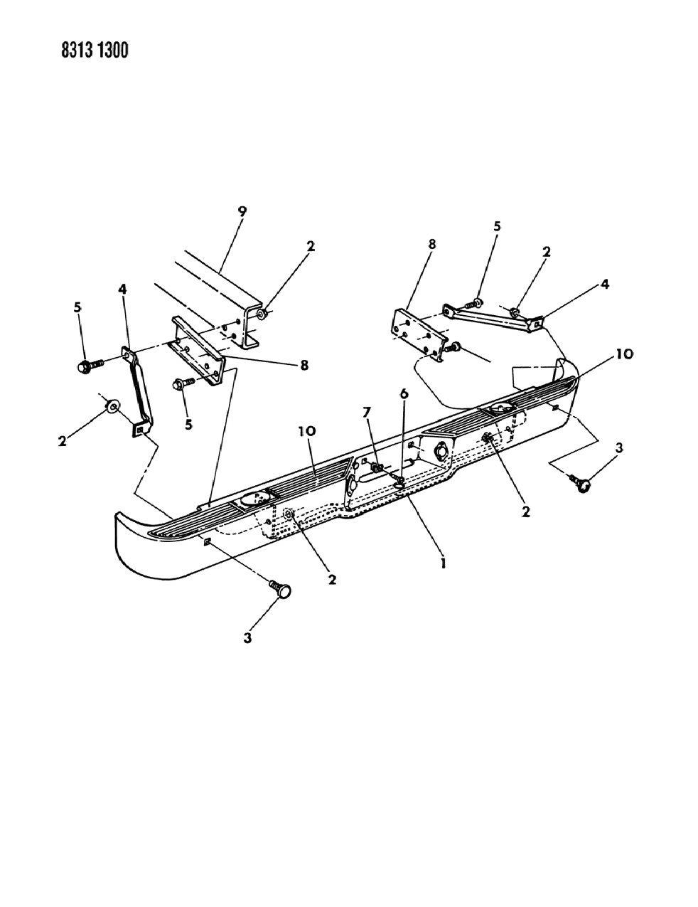 Step Pad, Rear Bumper, Right