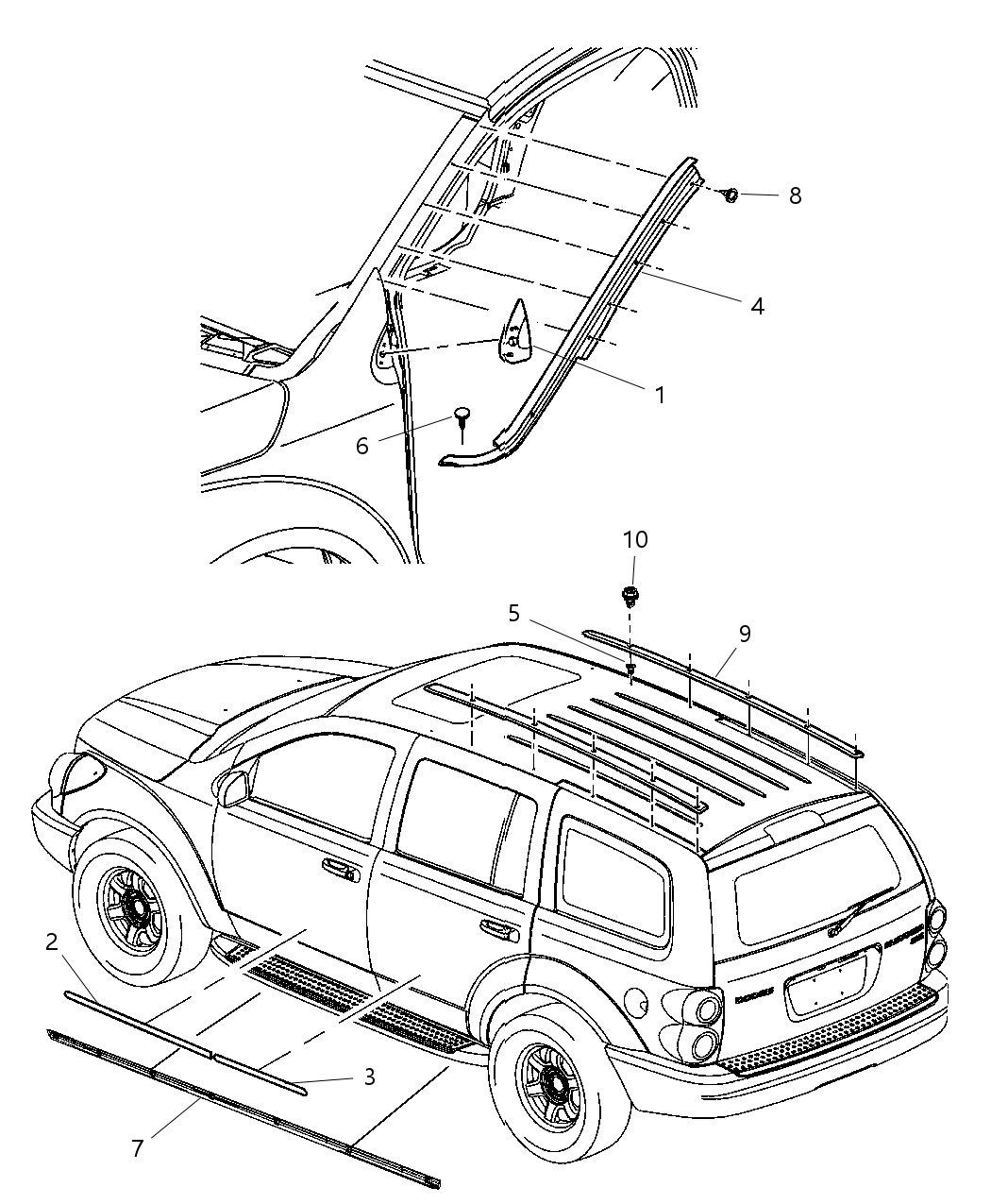 Molding Rear Door