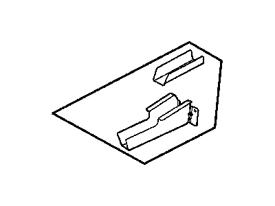 New 2001-2006 Fits Chrysler Sebring Extension-Rear Rail Rear Bumper Right/Left - Part # 4878794AC