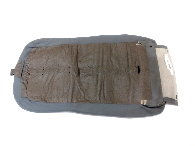 New OEM 2005 Corvette Leather Seat Back Cover Insert Gray, Part # 88994121
