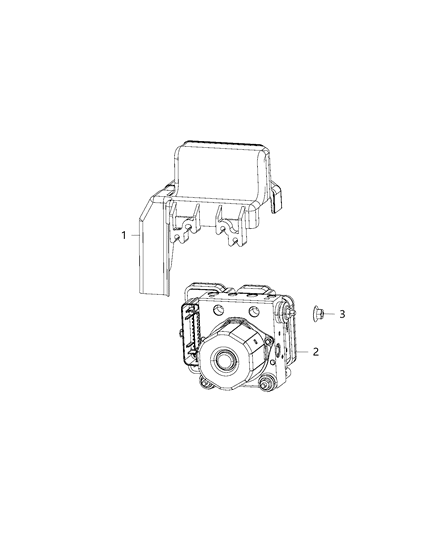 New 2014 Fits Chrysler 1500 Control-Anti-Lock Brake System - Part # 68240840AA