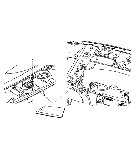 New 2015 Fits Chrysler Grand Cherokee Antenna-Global Positioning - Part # 68265089AA