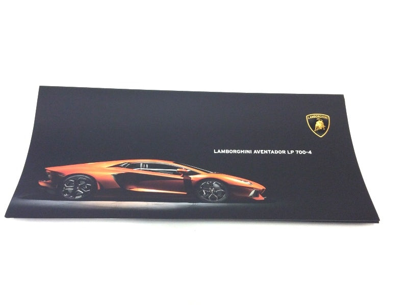 New OEM 2011 Lamborghini Aventador LP 700-4 New Car Release Press Flyer Publication Brochure English