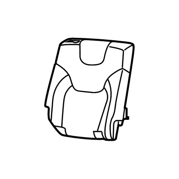 New 2020 Fits Chrysler Grand Cherokee Rear Seat Back Cover - Part # 6ST38RB5AD