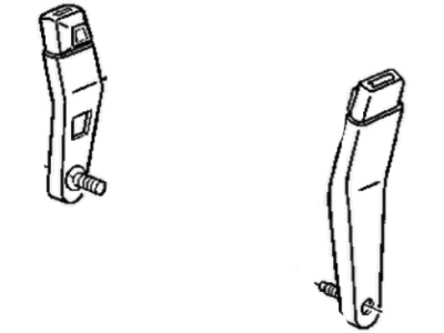 New 1994-1996 Fits Chrysler Grand Cherokee Inner Seat Belt - Part # 5CR95RAZ