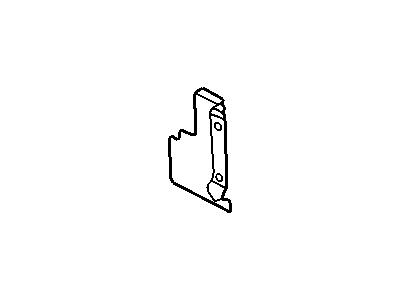 New OEM Genuine Plymouth, Front Right Lower Radiator Support Side Panel - Part # 4783350AE