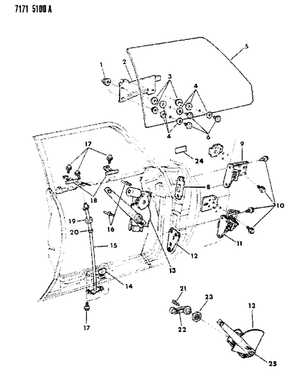 Motor And Mechanism, Electric Window