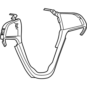 New 2019 Fits Chrysler Grand Cherokee Bezel-Steering Wheel - Part # 6EP49XSAAC