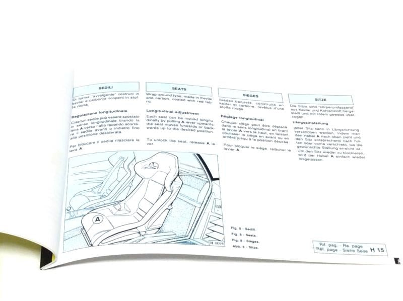 New OEM Ferrari 348 GT Competition Owners Manaual Handbook