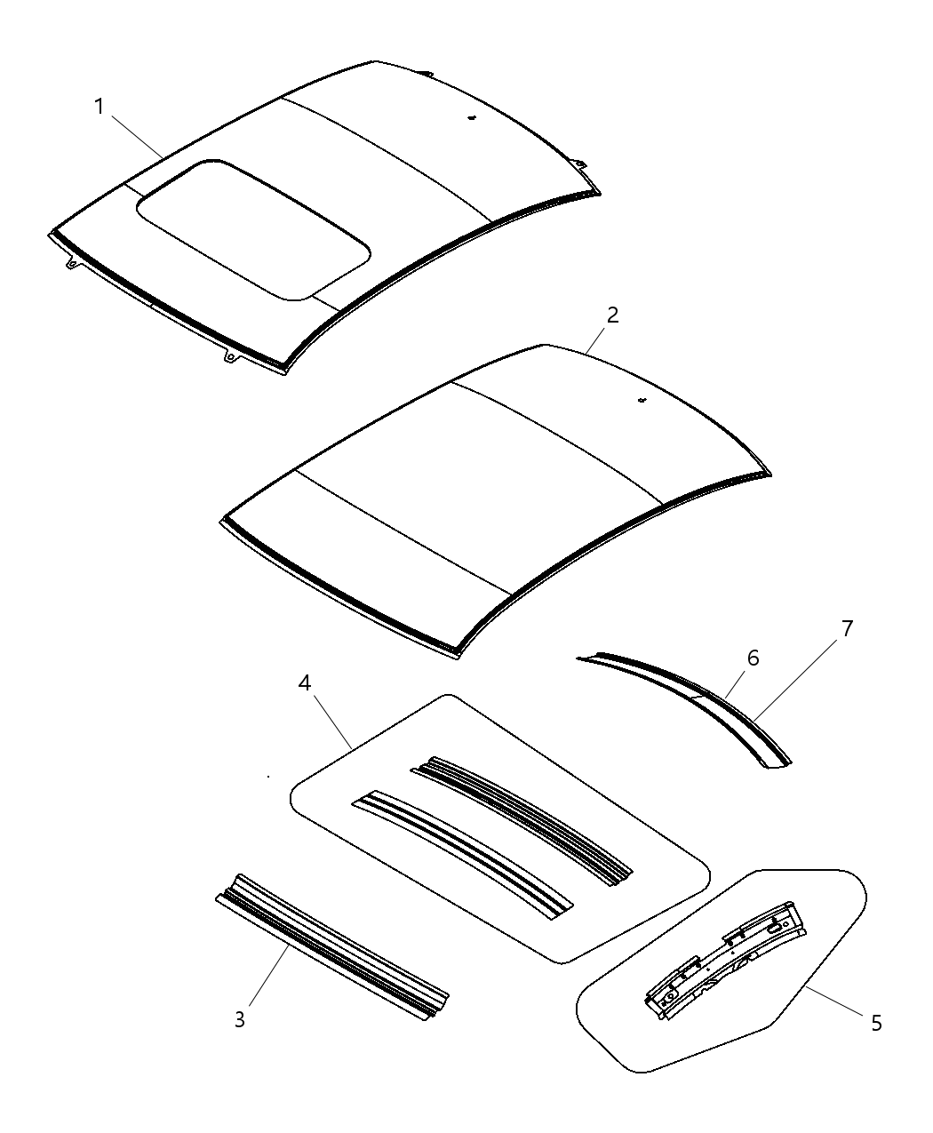 Header Rear Window Opening