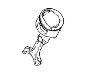 Chrysler - Piston, W/Pin, Up To Prod Date 11 30 92 - Part # MD119671