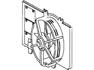 New 2002-2005 Fits Chrysler Neon Shroud-Fan - Part # 5086237AA