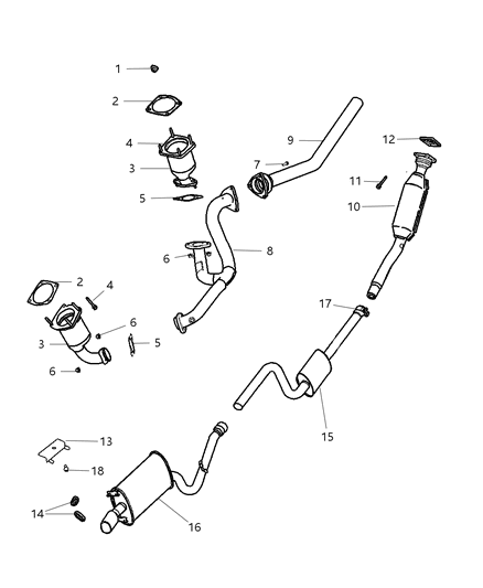Muffler And Tailpipe Exhaust
