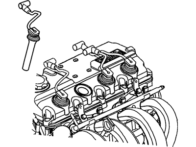 New OEM Genuine Plymouth, Spark Plug Wire - Part # 5033234AB