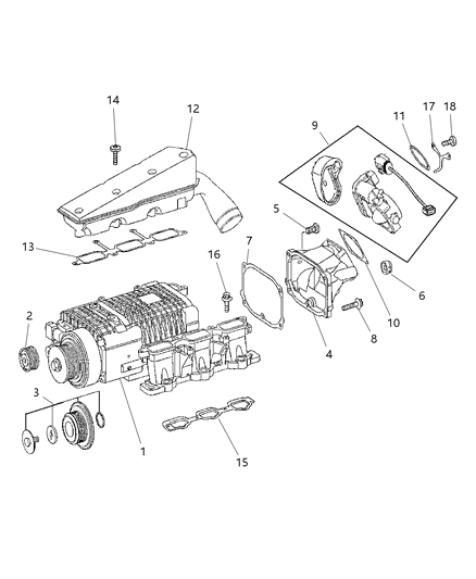 Tensioner Supercharger Drive Belt