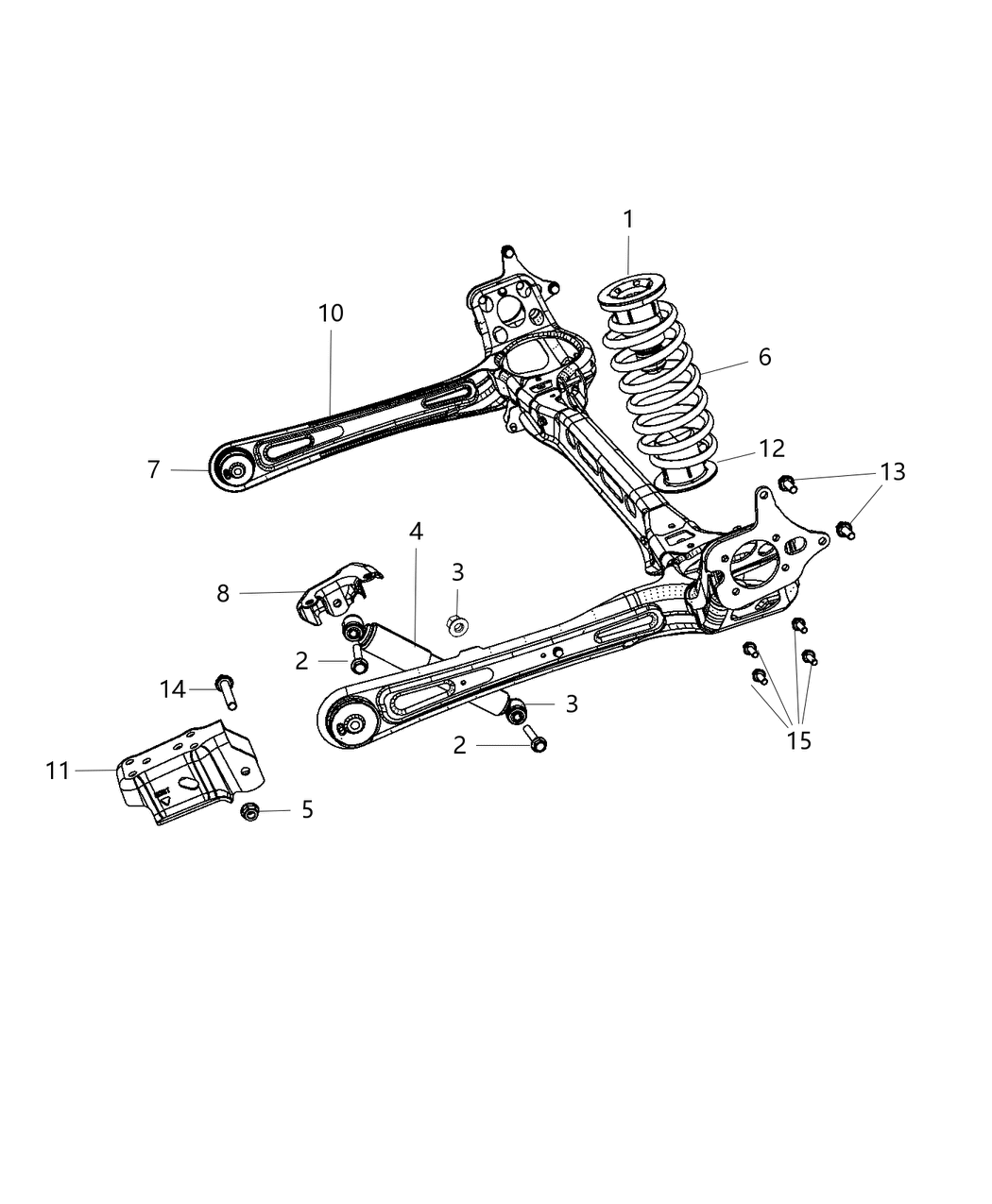Shock Absorber Kit Suspension Rear