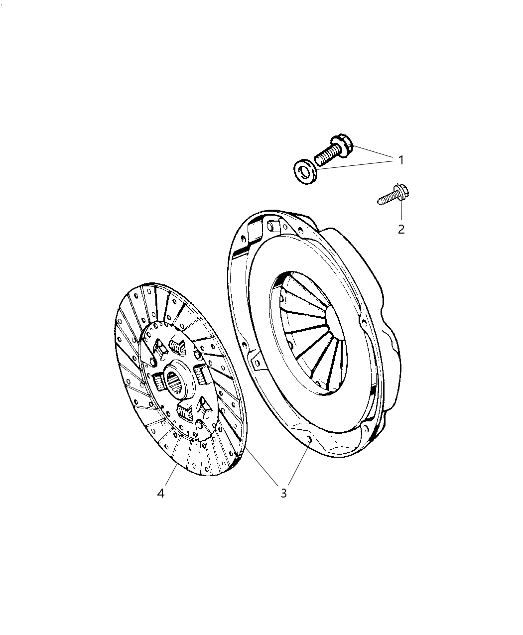 Clutch Kit Pressure Plate And Disc