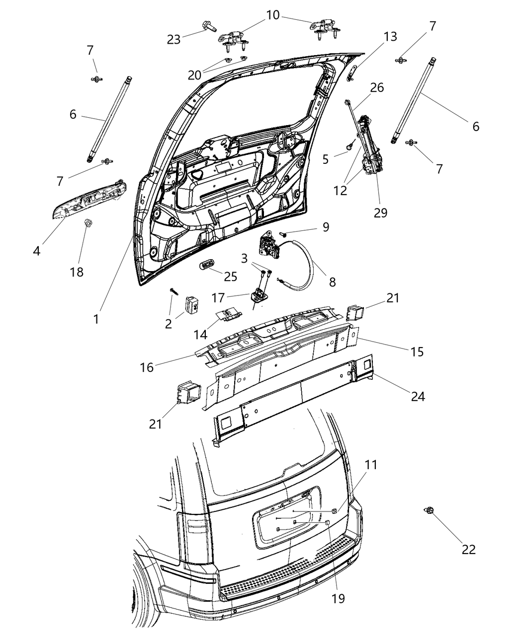 Handle Liftgate