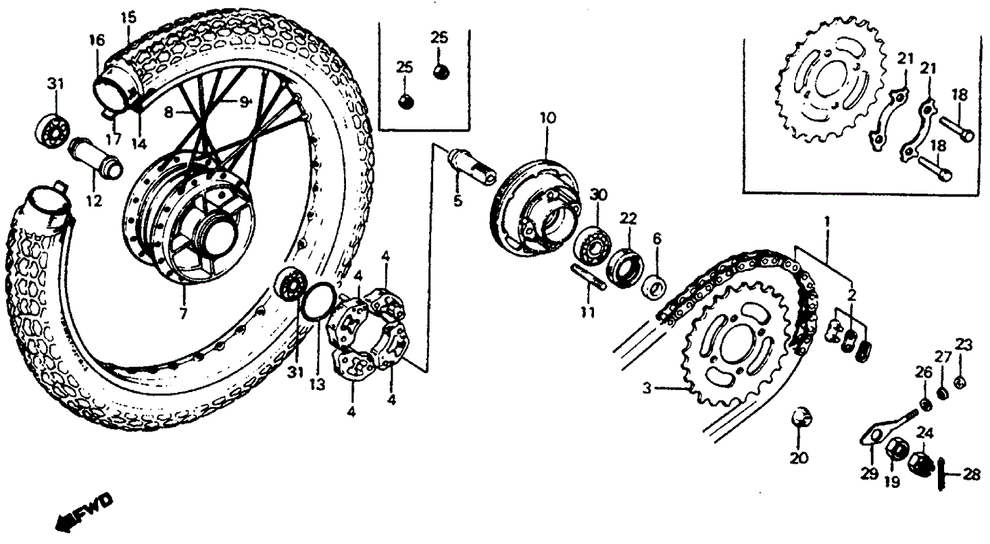 Sleeve, Rr. Wheel Axle