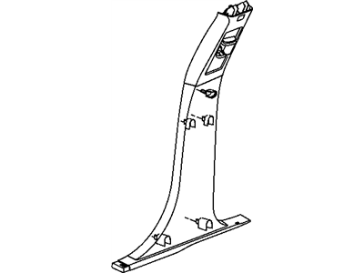 Molding B Pillar