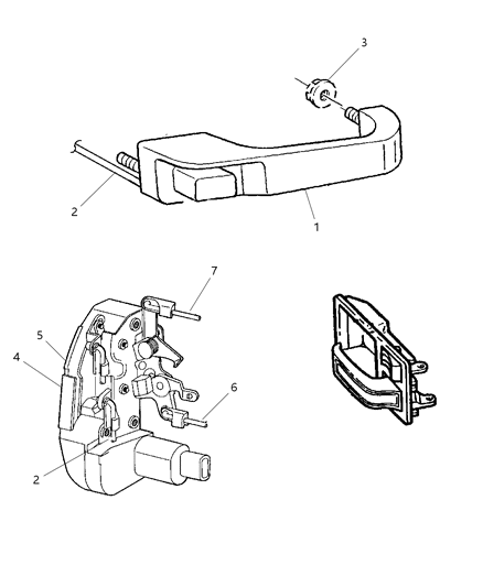 Latch Rear Door Power